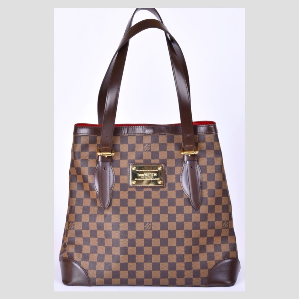 LV Damier Ebene Canvas Hampstead Tote
